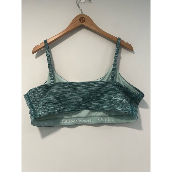 NWT Outdoor Voices Freeform Bralette Green Patina Mix XXXL - Picture 3 of 9